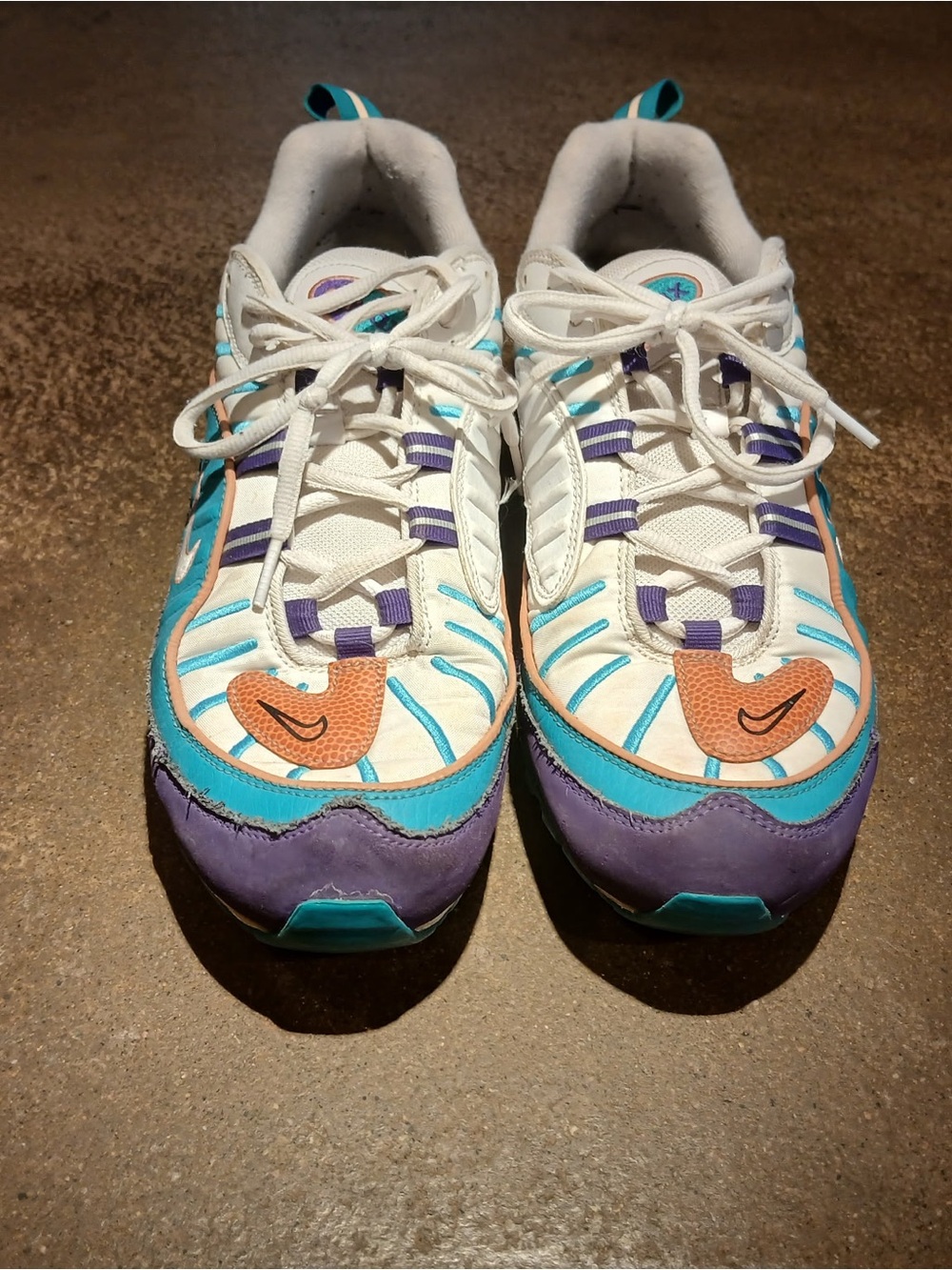Men's 10 Nike Air Max 98 Hornets. Used - Good, No Box.
